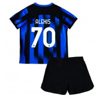 Inter Milan Alexis Sanchez #70 Replica Home Minikit 2023-24 Short Sleeve (+ pants)